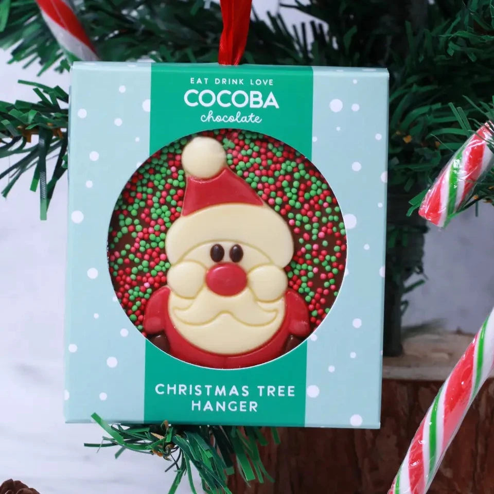 Christmas Santa Milk Chocolate Tree Hanger