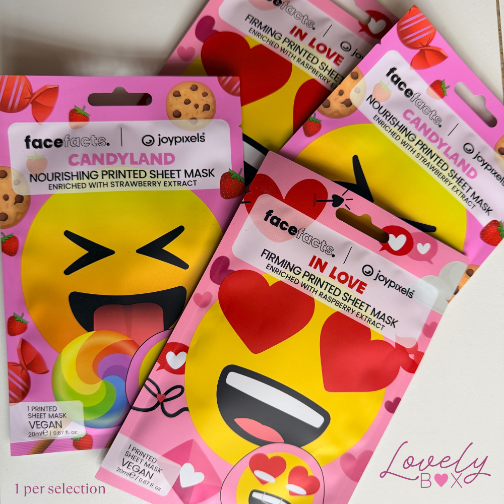 In Love/ Candyland Patterned Face Mask