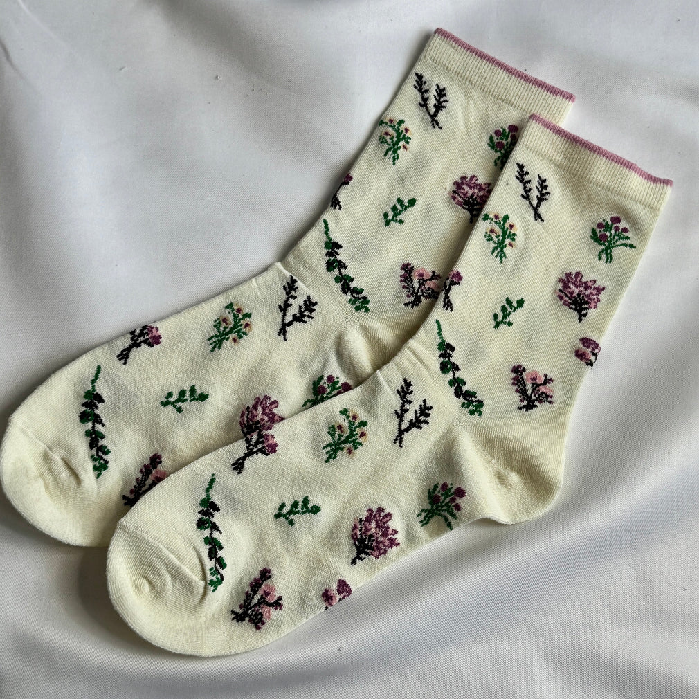 Floral Garden Socks