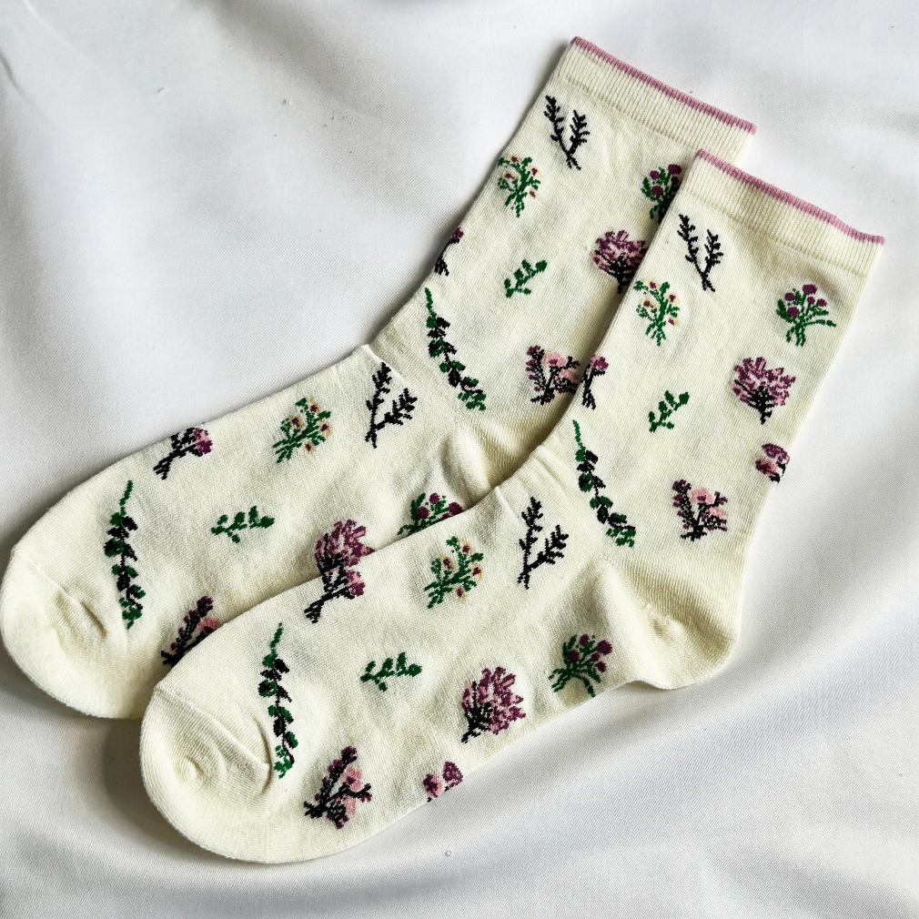 Floral Garden Socks
