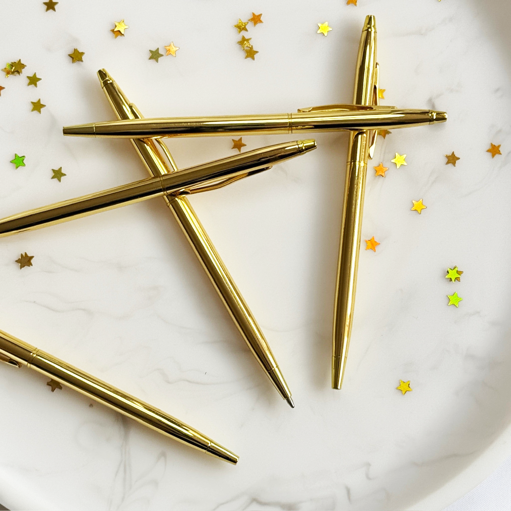 Gold pen