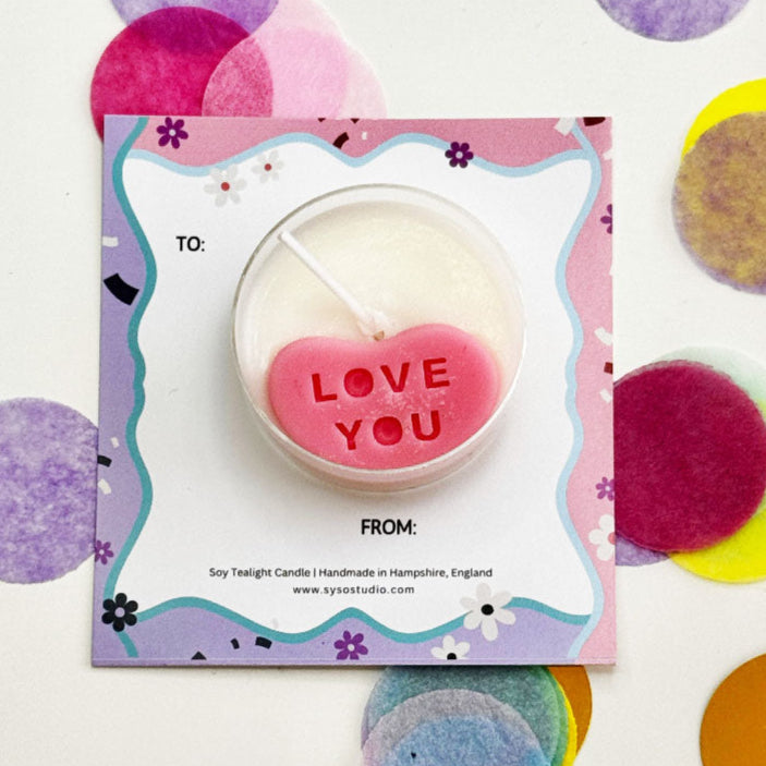 Love You Candle
