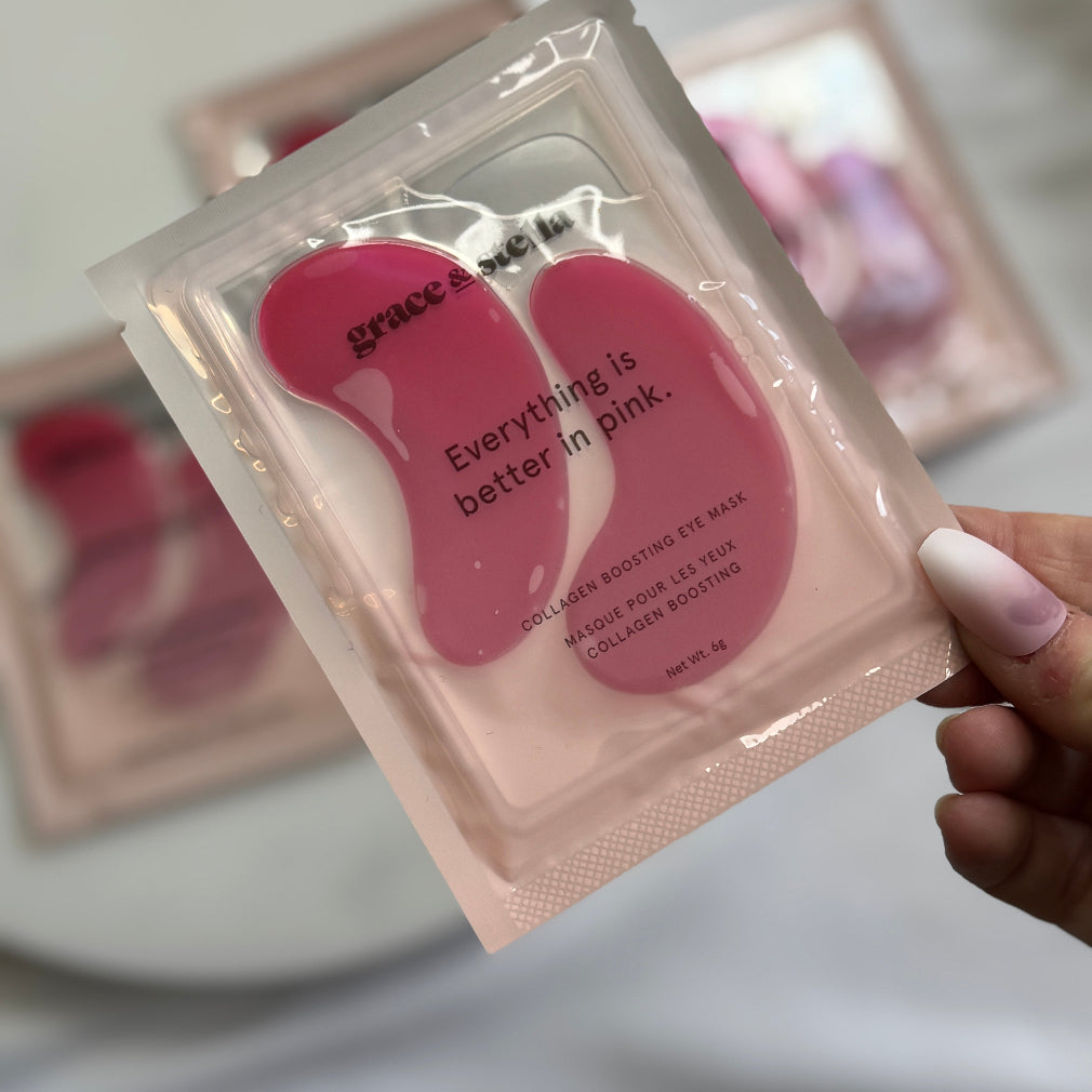 Pink Moisturising Under Eye Masks