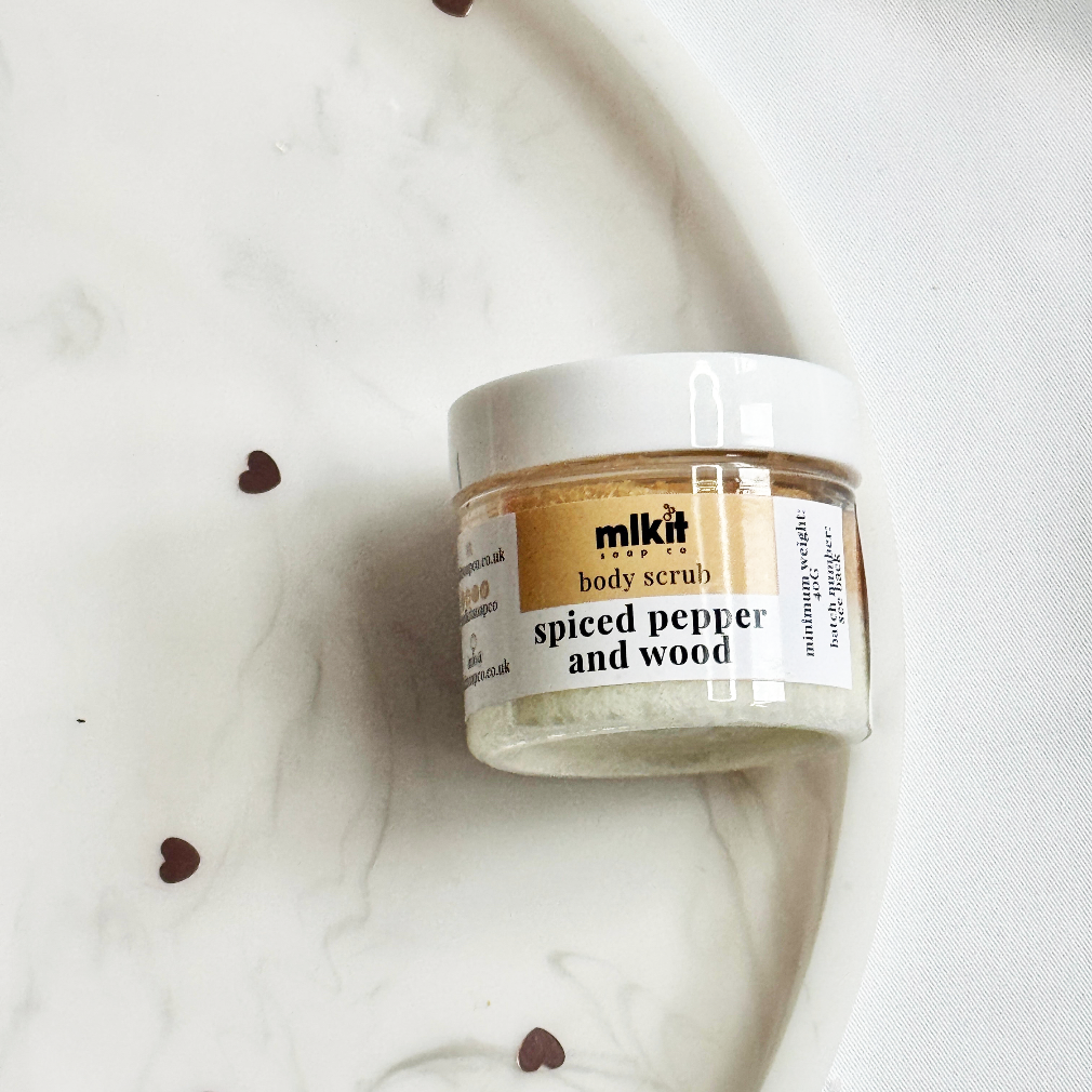 Spiced Pepper & Wood Body Scrub