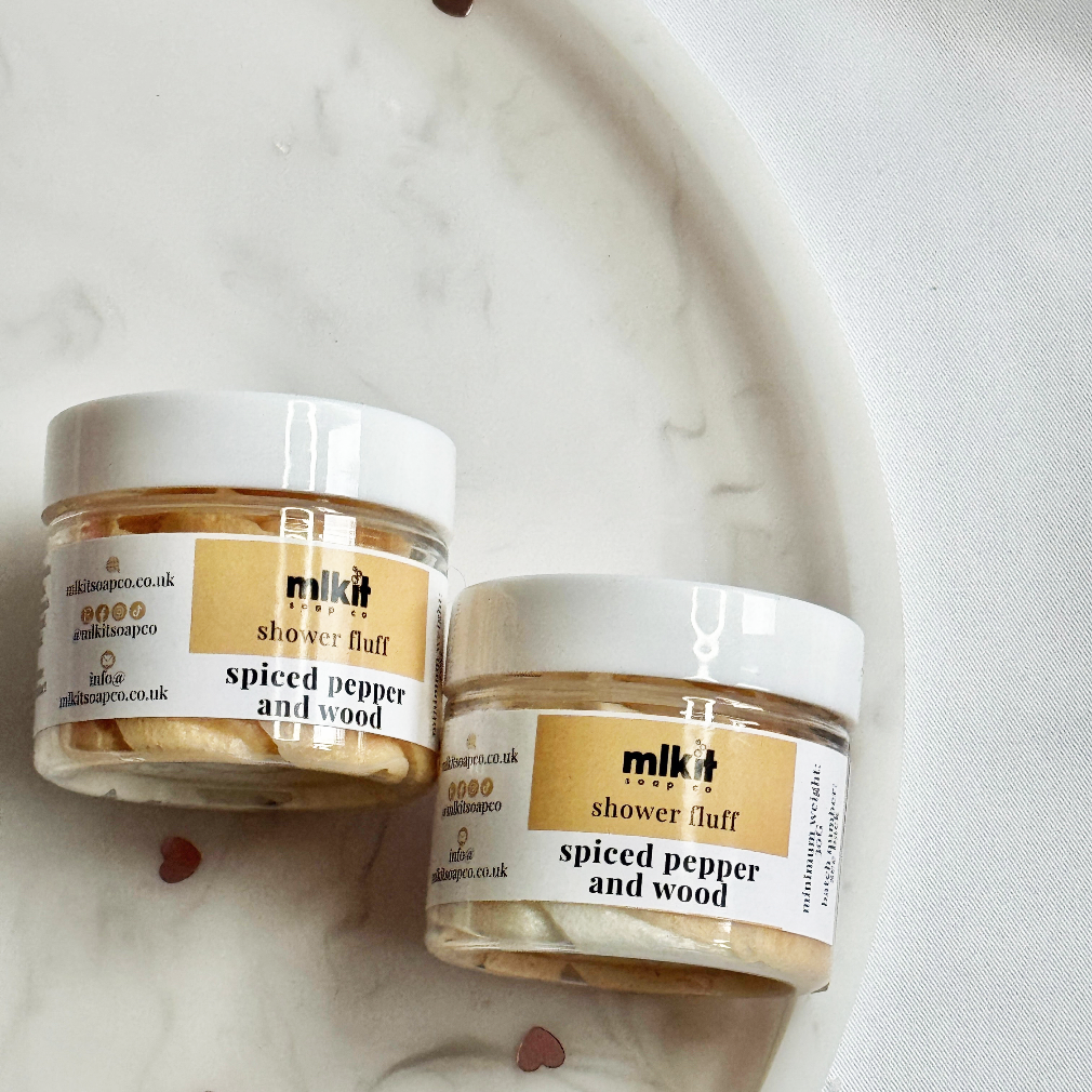 Spiced Pepper & Wood Shower Fluff